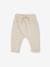 Babyset T-shirt + molton broek gestreept / karamel+indigoblauw - vertbaudet enfant 