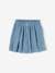 Kleurrijke rok van katoenen gaas voor meisjes grijsblauw+pistache+rozen - vertbaudet enfant 