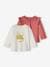 Set van 2 baby-T-shirts met lange mouwen ecru - vertbaudet enfant 