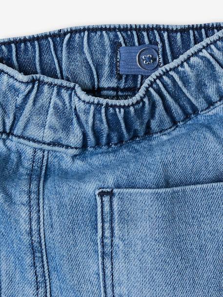 Jongensbroek denim battle eenvoudig aan te trekken double stone+stone - vertbaudet enfant 