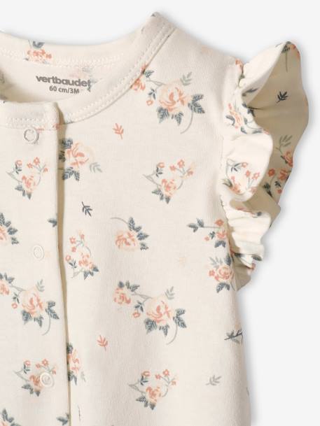 Set van 2 'lovely' jumpsuits voor baby's rouge - vertbaudet enfant 