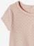 Set van 2 baby-T-shirts met korte mouwen roze (poederkleur) - vertbaudet enfant 