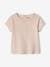 Set van 2 baby-T-shirts met korte mouwen roze (poederkleur) - vertbaudet enfant 