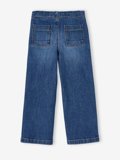 Uitlopende meisjesjeans met brugeffect stone - vertbaudet enfant 