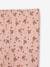 Meisjesleggings met bloemenprint en siersteek roze (poederkleur) - vertbaudet enfant 