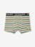 Set met 3 stretch boxers 'Backhoes' voor jongens saliegroen - vertbaudet enfant 