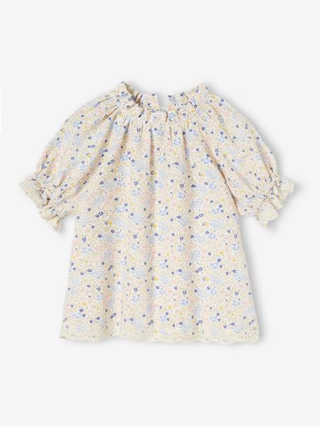 Blouse voor meisjes ecru - vertbaudet enfant 