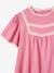 Meisjes-bloes-T-shirt met opengewerkte details snoepjesroze - vertbaudet enfant 