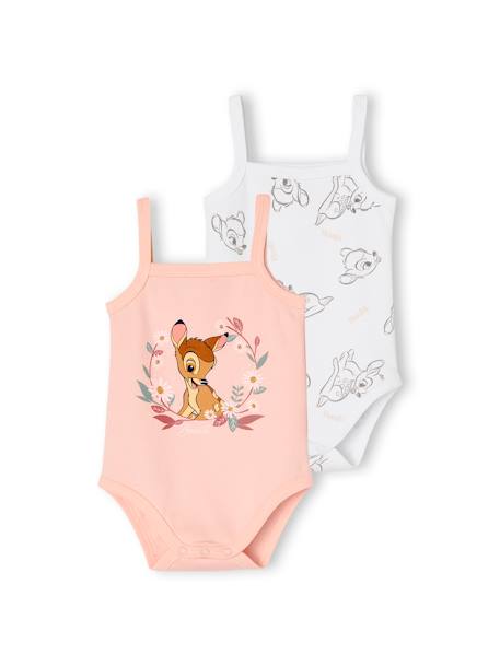 Set met 2 rompers babymeisje Disney¨ Bambi oudroze - vertbaudet enfant 