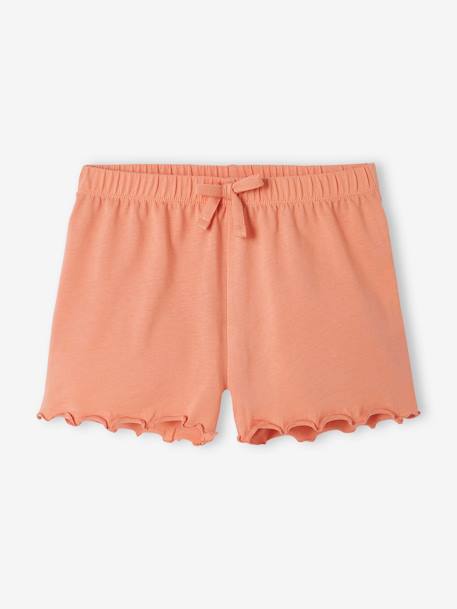 Set met 2 pyjamashorts voor meisjes rozen - vertbaudet enfant 