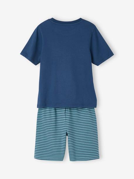 Jongenspyjama + pyjashort 'werkplaats' set gemêleerd grijs - vertbaudet enfant 