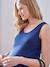 Lange overgooier voor de zwangerschap van ribtricot marineblauw - vertbaudet enfant 