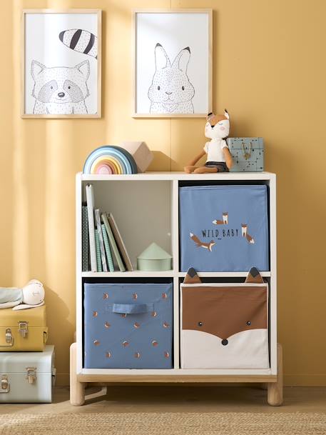 Set van 3 opbergbakken Baby Fox veel blauw - vertbaudet enfant 