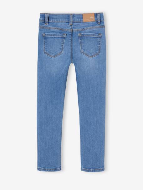 BASICS skinny broek jeansblauw+stone - vertbaudet enfant 