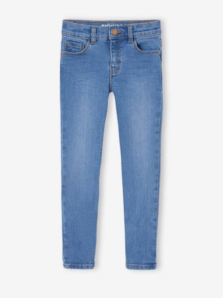 BASICS skinny broek jeansblauw+lichtblauw+stone - vertbaudet enfant 