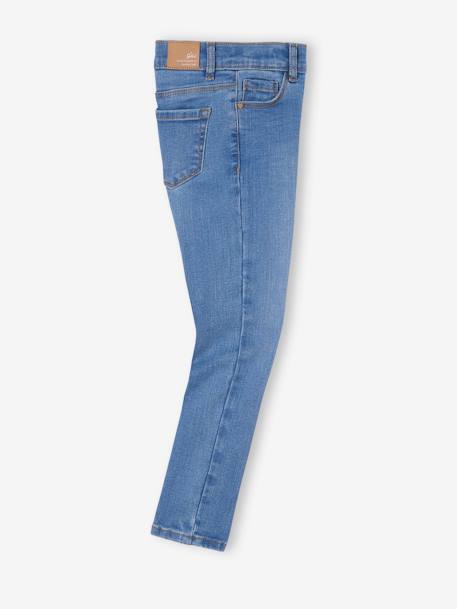 BASICS skinny broek jeansblauw+stone - vertbaudet enfant 