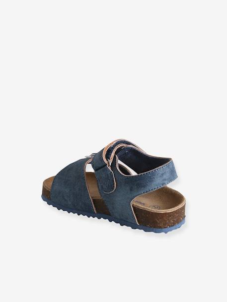 Babysandalen met denim effect blauw - vertbaudet enfant 