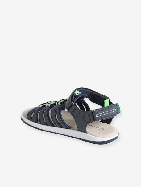 Kindersandalen met klittenband marineblauw - vertbaudet enfant 