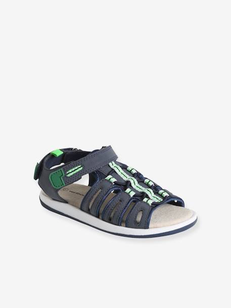 Kindersandalen met klittenband marineblauw - vertbaudet enfant 