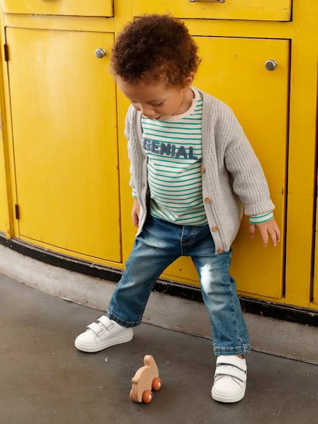 Babyjeans jongen recht model DENIM BRUT - vertbaudet enfant 