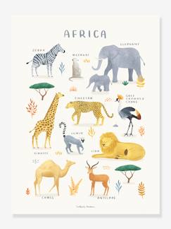 Linnengoed en decoratie-Decoratie-Poster Afrikaanse dieren Lilydale LILIPINSO