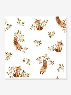 Linnengoed en decoratie-Decoratie-Behang tijger savanne Felidae LILIPINSO