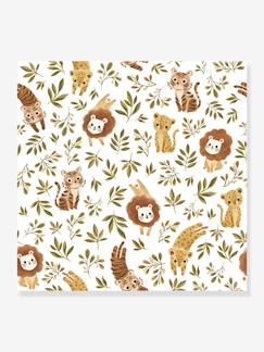 Linnengoed en decoratie-Decoratie-Behang, Sticker-Behang savanne met kleine dieren Felidae LILIPINSO