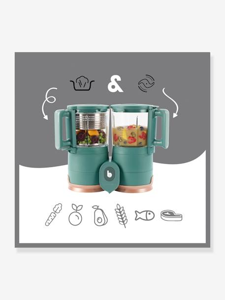 Multifunctionele keukenmachine Nutribaby Glass BABYMOOV groengrijs - vertbaudet enfant 