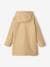 Meisjestrenchcoat met capuchon beige+kaki - vertbaudet enfant 