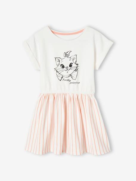 Meisjes fleece jurk Disney¨ Marie De Aristokatten lichtroze - vertbaudet enfant 