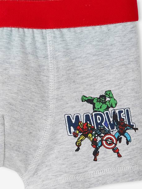 Set van 3 boxershorts jongens Marvel¨ Avengers marineblauw - vertbaudet enfant 