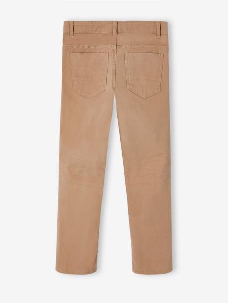 Onverwoestbare rechte broek jongen beige+BLAUW+groen - vertbaudet enfant 