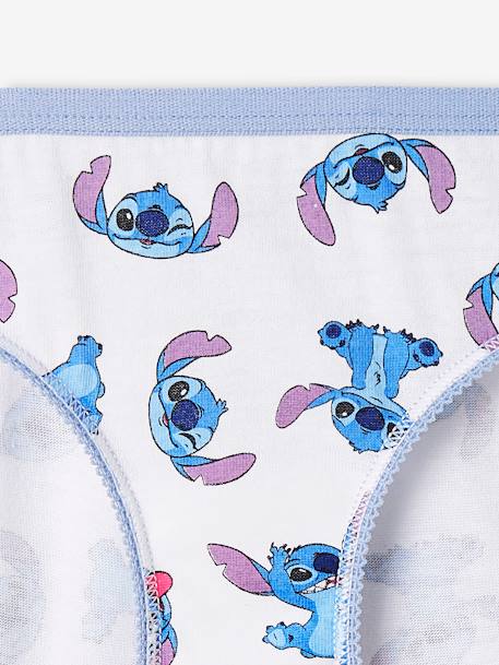 Set van 5  Disney¨-slipjes voor meisjes Stitch hemelsblauw - vertbaudet enfant 