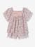 Meisjessetje blouse en short ecru - vertbaudet enfant 