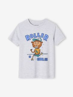 Jongens-T-shirt, poloshirt, souspull-Jongensshirt met leuk dierenmotief