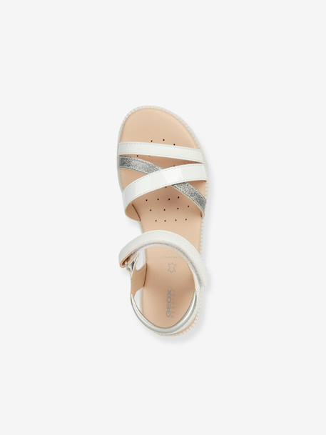 Kindersandalen Karly Girl GEOX¨ bruin+wit - vertbaudet enfant 