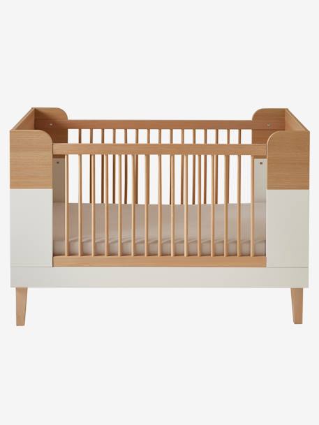 MOKA om te vormen babybed wit/hout - vertbaudet enfant 