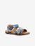 Leren kindersandalen Diazz KICKERS¨ blauw+rozen - vertbaudet enfant 