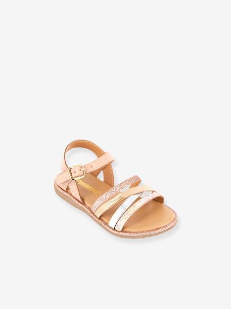 Leren kindersandalen Badox Inaya LES TROPEZIENNES¨ PAR M. BELARBI beige - vertbaudet enfant 