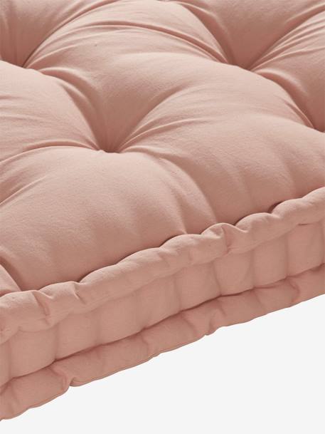 Matras in futon-stijl gemêleerd grijs+grijsblauw+mosterdgeel+roze (poederkleur)+saliegroen - vertbaudet enfant 