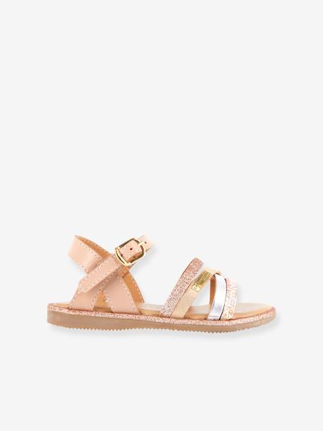 Leren kindersandalen Badox Inaya LES TROPEZIENNES¨ PAR M. BELARBI beige - vertbaudet enfant 