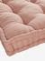 Matras in futon-stijl gemêleerd grijs+mosterdgeel+roze (poederkleur)+saliegroen - vertbaudet enfant 