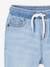 Denim babybroek met elastische tailleband double stone - vertbaudet enfant 