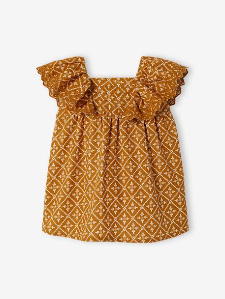 Babyjurk met ruches karamel - vertbaudet enfant 