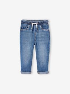 Baby-Broek, jean-Denim babybroek met elastische tailleband