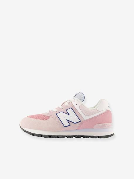 Kindersneakers met veters GC574D/PV574D NEW BALANCE¨ inktblauw+rozen - vertbaudet enfant 