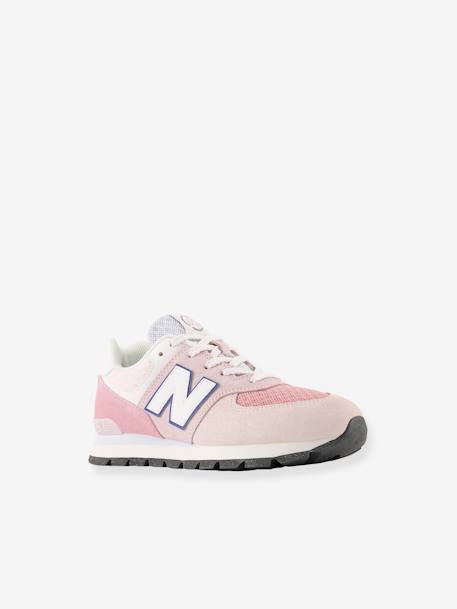 Kindersneakers met veters GC574D/PV574D NEW BALANCE¨ inktblauw+rozen - vertbaudet enfant 