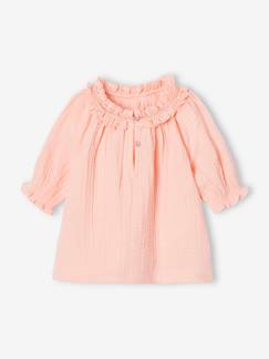 Baby-Babyblouse van katoengaas