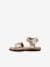 Leren kindersandalen Dyastar KICKERS¨ goud+rozen - vertbaudet enfant 