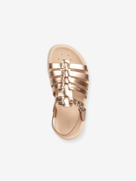 Kindersandalen Soleima Girl GEOX¨ roest+zilver - vertbaudet enfant 